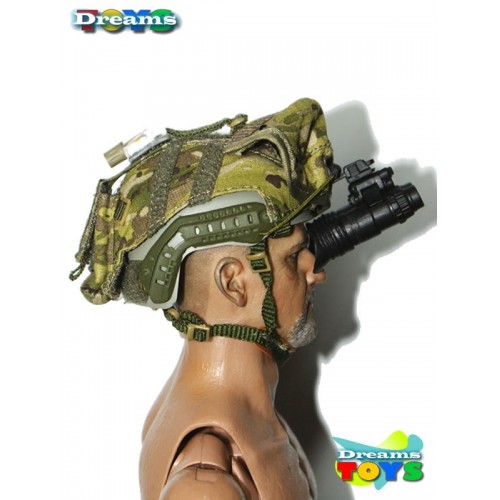 1/6 Casco Fast c/ protecciones Flagset