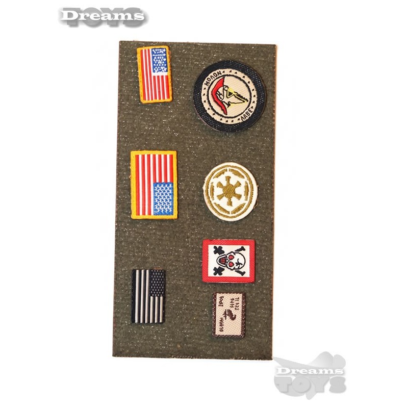 1/6 Set de Parches Delta Flagset