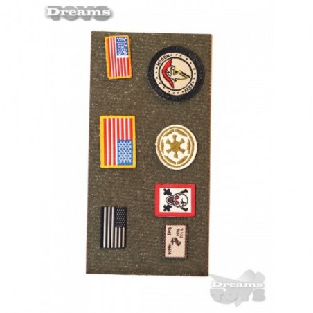 1/6 Set de Parches Delta Flagset