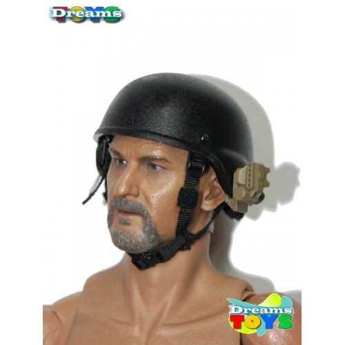 1/6 Casco negro Dam Toys