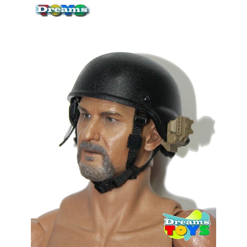 1/6 Casco negro Dam Toys