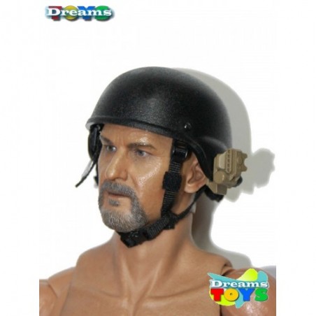 1/6 Casco negro Dam Toys
