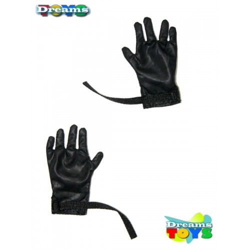 1/6 Par de guantes negros  NBQ Dam Toys