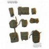 1/6 Set de pouchs OD Flagset