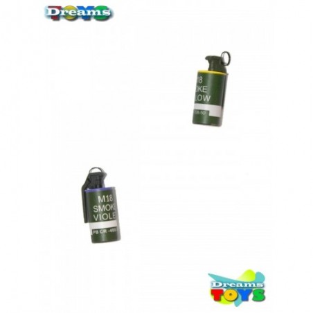 1/6 Par de granadas de humo Dam Toys