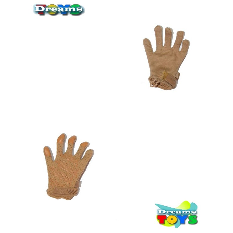 1/6 Par de guantes tela Mechanix Dam Toys