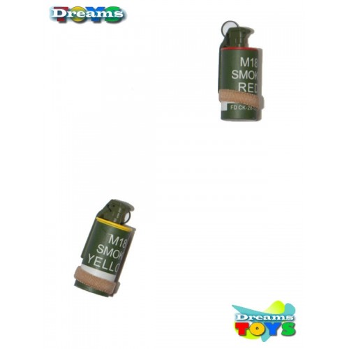 1/6 Par de granadas de humo Dam Toys