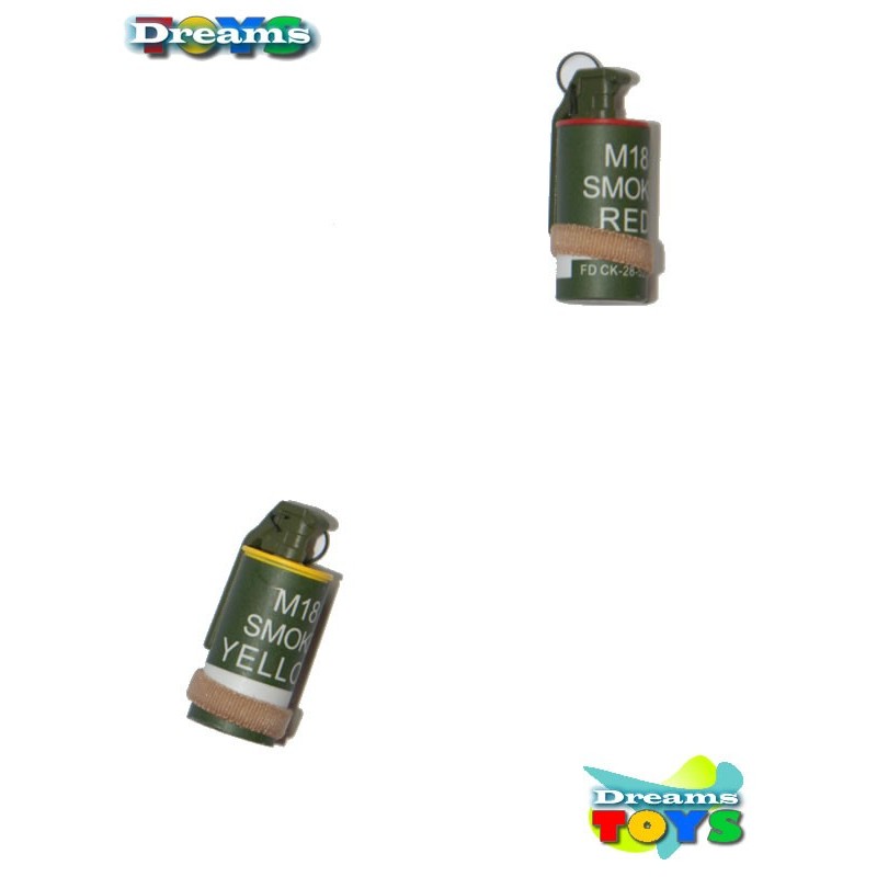 1/6 Par de granadas de humo Dam Toys