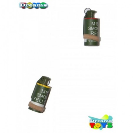 1/6 Par de granadas de humo Dam Toys