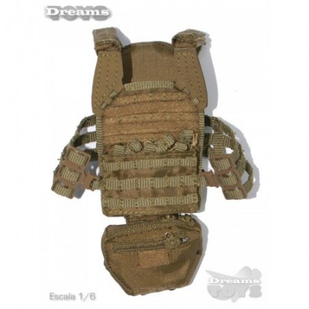1/6 Chaleco Flex CAS c/ Medium Nut Ruck Easy & Simple