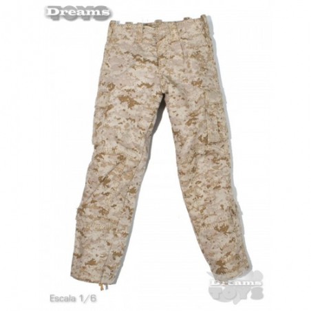 1/6 Pantalon MARPAT Desert FROG Easy & Simple