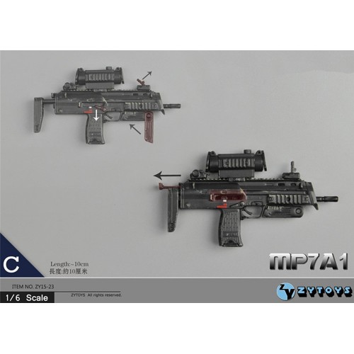 1/6 MP7 A1 Zy Toys