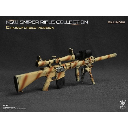 1/6 MK11 MOD 0 Rifle Sniper (Camo Version) Easy & Simple