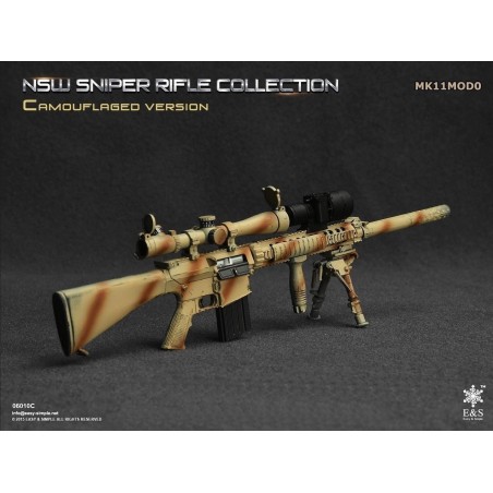1/6 MK11 MOD 0 Rifle Sniper (Camo Version) Easy & Simple