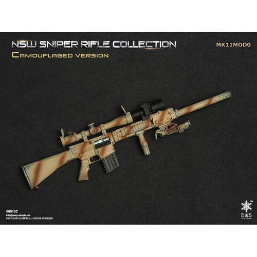 1/6 MK11 MOD 0 Rifle Sniper (Camo Version) Easy & Simple