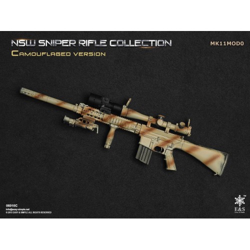 1/6 MK11 MOD 0 Rifle Sniper (Camo Version) Easy & Simple
