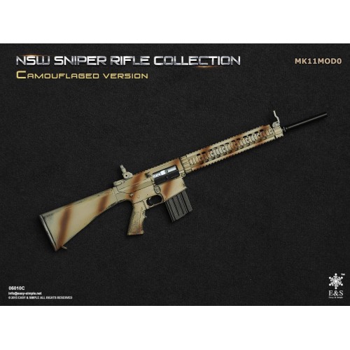 1/6 MK11 MOD 0 Rifle Sniper (Camo Version) Easy & Simple