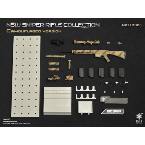 1/6 MK11 MOD 0 Rifle Sniper (Camo Version) Easy & Simple