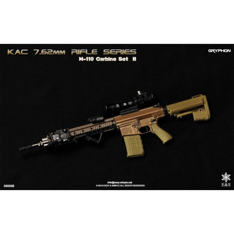 1/6 GRYPHON M110 KAC 7.62mm Rifle Easy & Simple