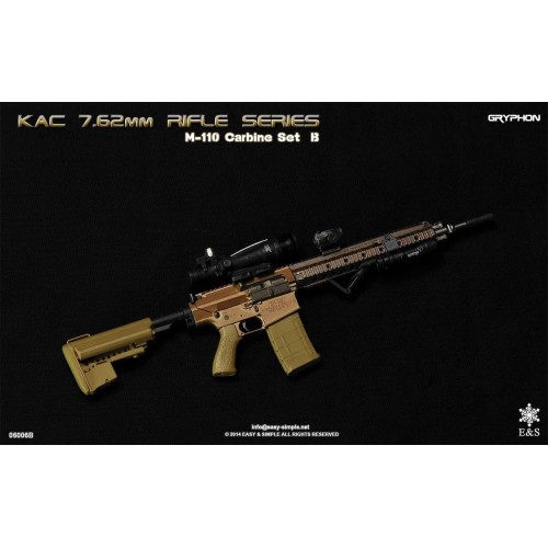 1/6 GRYPHON M110 KAC 7.62mm Rifle Easy & Simple