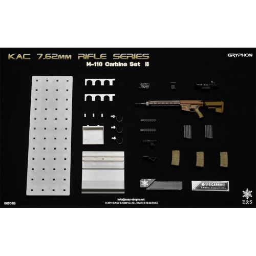 1/6 GRYPHON M110 KAC 7.62mm Rifle Easy & Simple