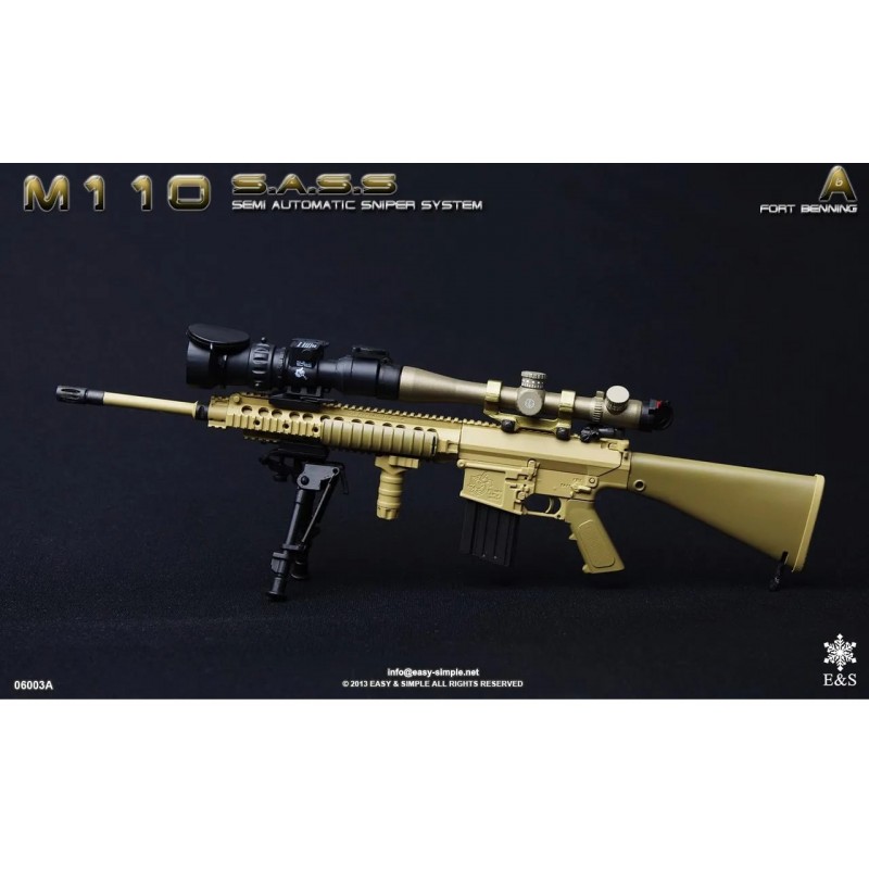 1/6 M110 SASS Semi Automatic Sniper Rifle