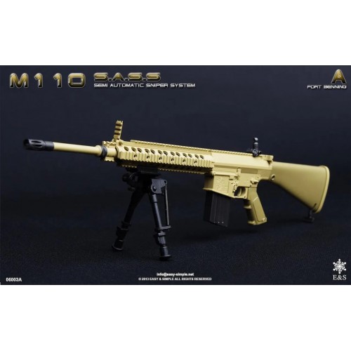 1/6 M110 SASS Semi Automatic Sniper Rifle