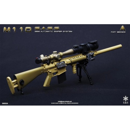 1/6 M110 SASS Semi Automatic Sniper Rifle