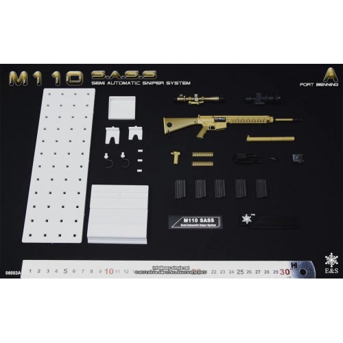 1/6 M110 SASS Semi Automatic Sniper Rifle