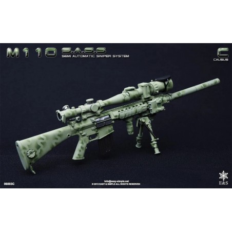 1/6 M110 SASS Semi Automatic Sniper Rifle