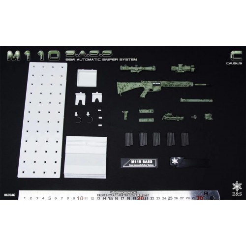 1/6 M110 SASS Semi Automatic Sniper Rifle