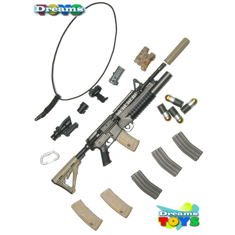 1/6 Rifle de Asalto SOPDMOD M4 A1 Dam Toys