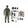 1/6 Special Forces Figure with ACU Uniform in Green