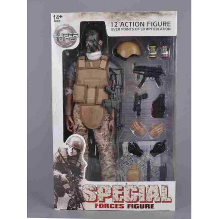 1/6 Special Forces Figure Wounded Soldier