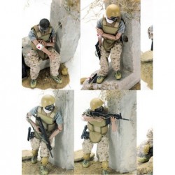 1/6 Special Forces Figure Wounded Soldier