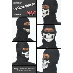 1/6 Skull Mask Set Male 5 Pcs