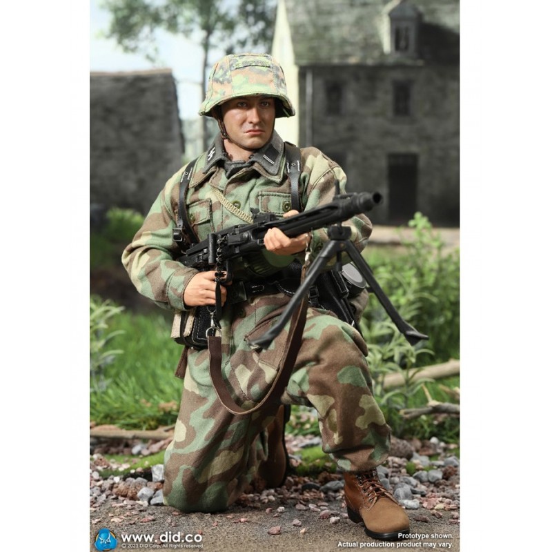 1/6 WWII German 12th SS Panzer Division MG42 gunner - Otto