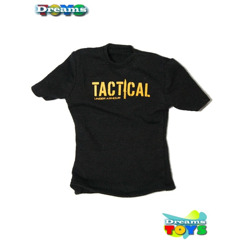 1/6 Playera Negra Tactical Dam Toys