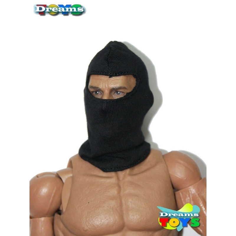 1/6 Balaclava negra Dam Toys