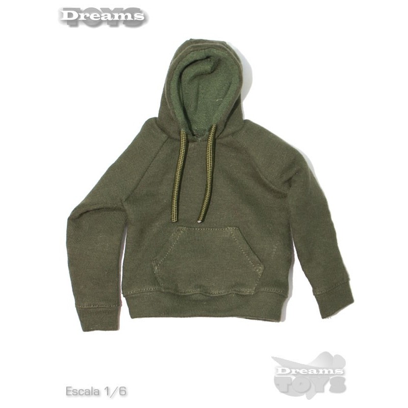 1/6 Sudadera Verde Hoodie Ant Nest