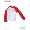 1/6 Playera Raglan Blanco/ Rojo Ant Nest