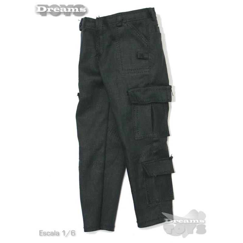 1/6 Pantalon Negro Cargo 1.0 Ant Nest