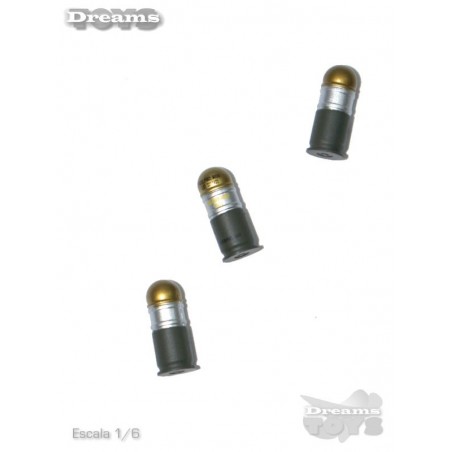 1/6 Set de Granadas 40mm Dam Toys