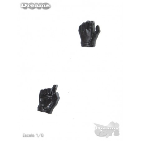 1/6 Par de guantes Female Flagset