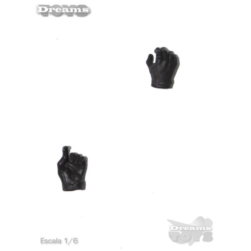 1/6 Par de guantes Female Flagset