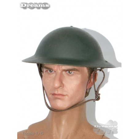 1/6 Casco Brodie British en Metal DID