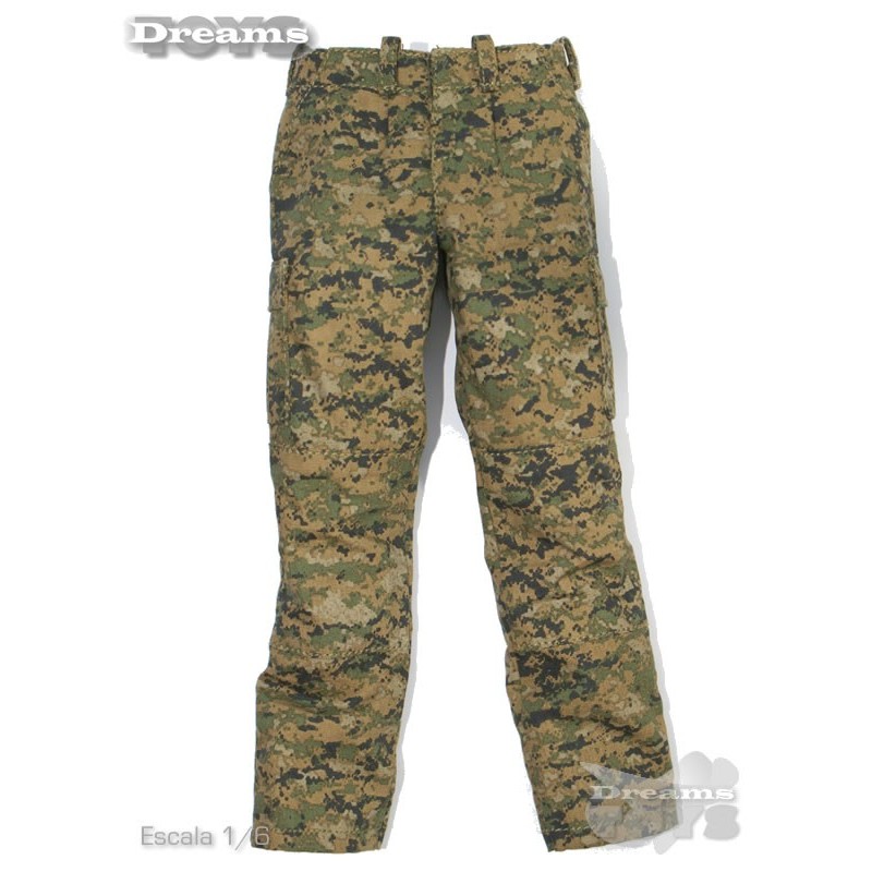 1/6 Pantalon USMC MARPAT WOODLAND Easy & Simple