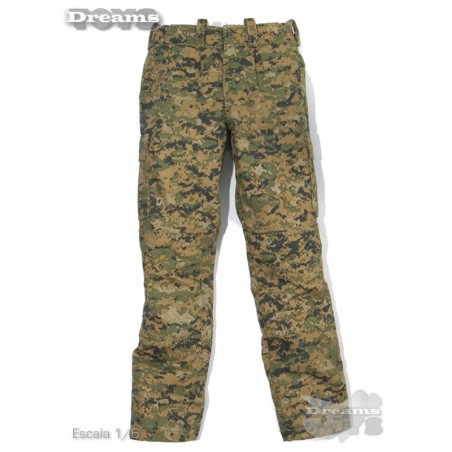 1/6 Pantalon USMC MARPAT WOODLAND Easy & Simple