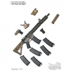 1/6 SOPMOD M4 Rifle de Asalto Dam Toys