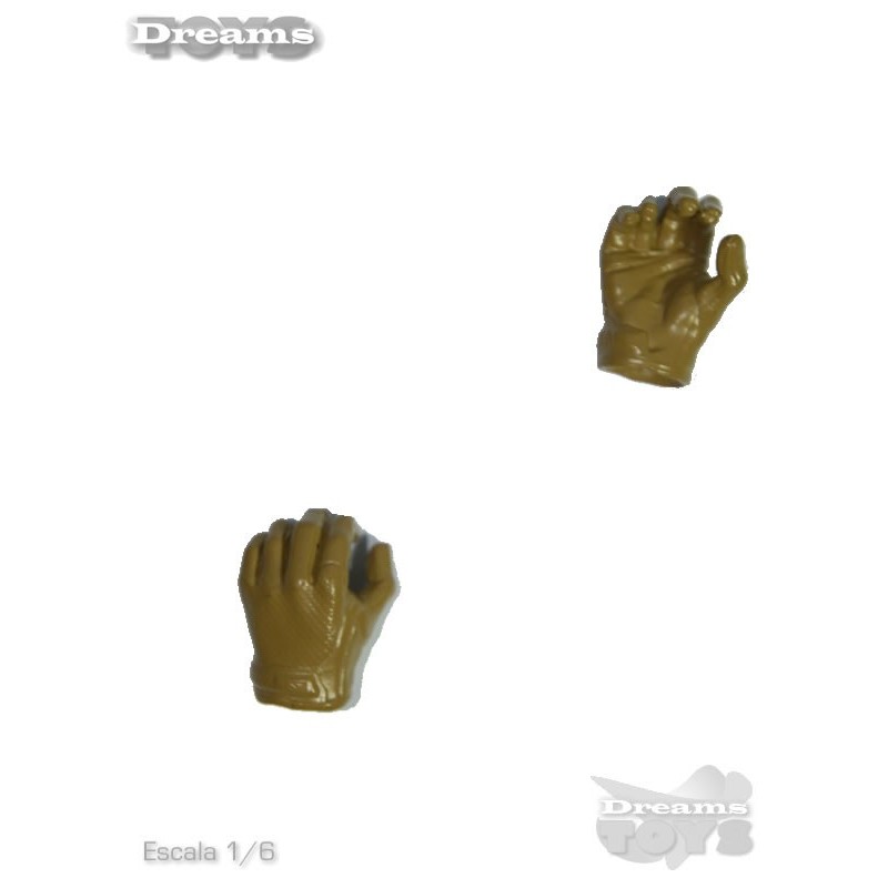 1/6 Par de Guantes plasticos Femenino Flagset